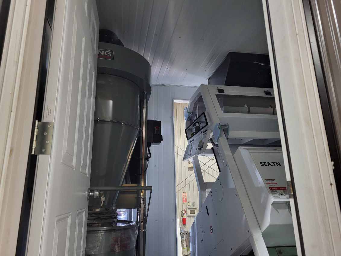 View from the doorway of the SEA TN sorter and filtration