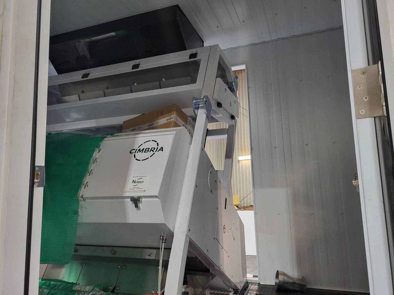 Close up of the Cimbria equipment inside the trailer