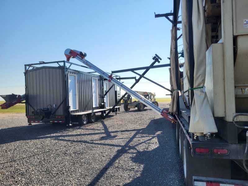 Conveyance equipment set up for operation