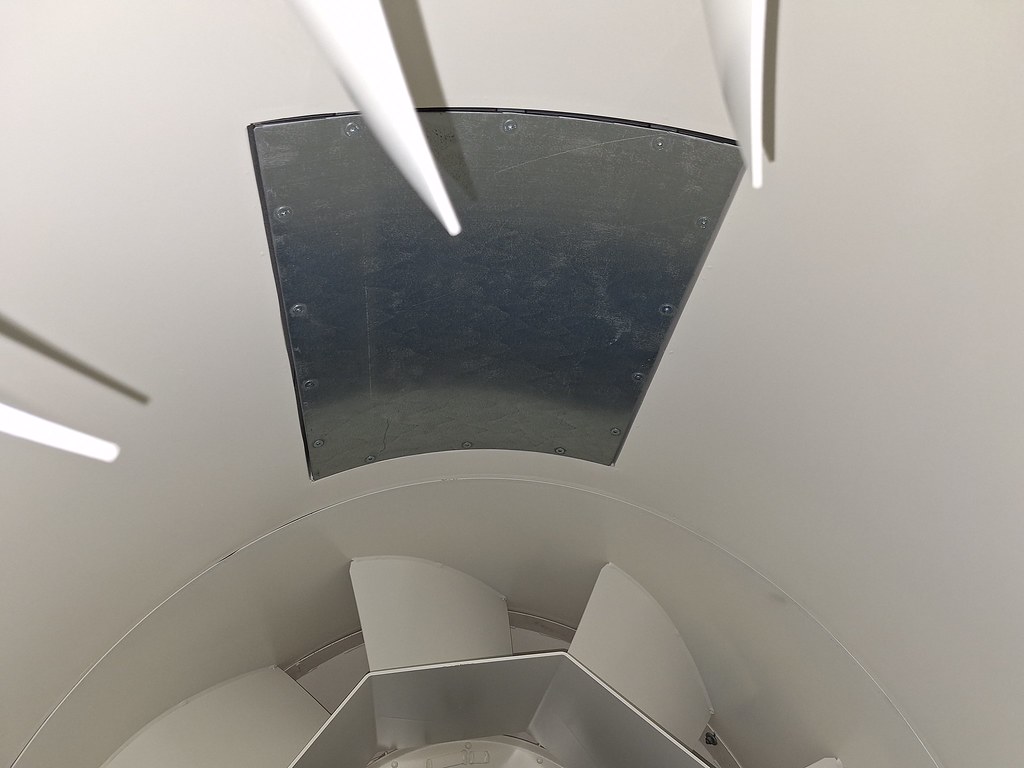 Cyclofan Motor Inspection Hatch